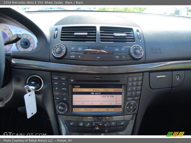 Black / Black 2009 Mercedes-Benz E 350 4Matic Sedan