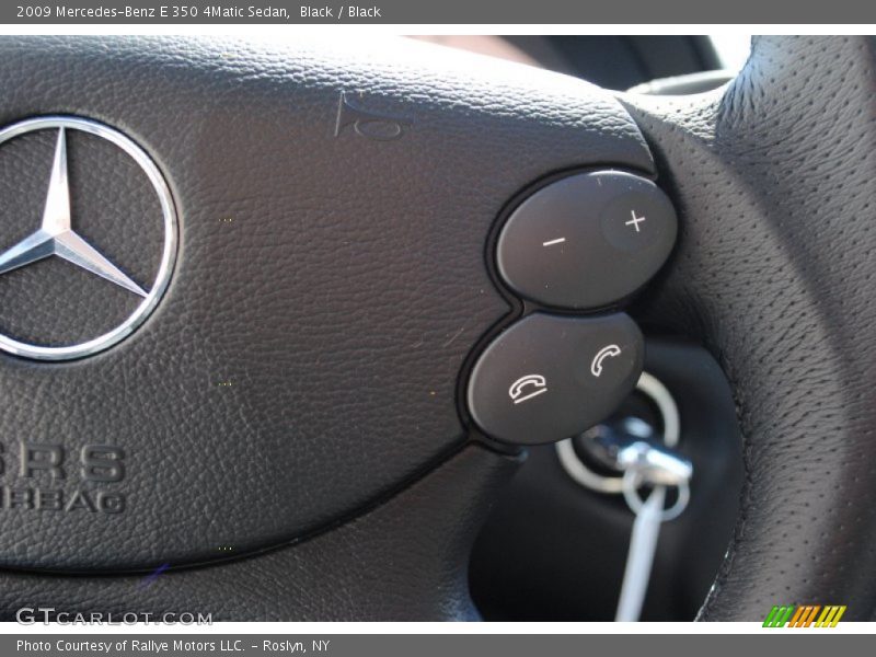 Black / Black 2009 Mercedes-Benz E 350 4Matic Sedan