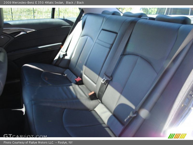 Black / Black 2009 Mercedes-Benz E 350 4Matic Sedan