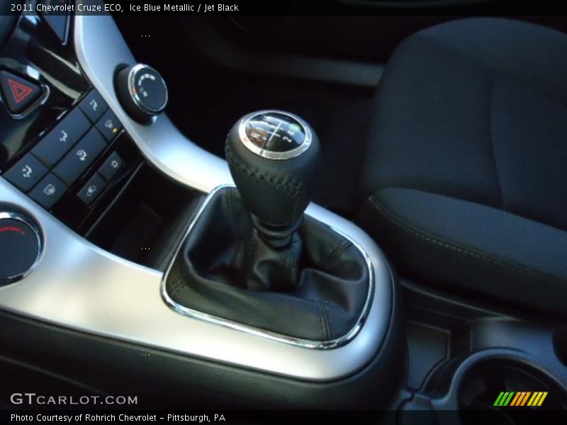 Ice Blue Metallic / Jet Black 2011 Chevrolet Cruze ECO