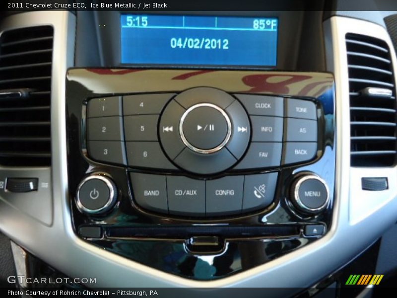 Ice Blue Metallic / Jet Black 2011 Chevrolet Cruze ECO