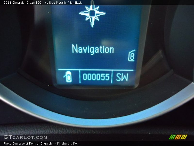 Ice Blue Metallic / Jet Black 2011 Chevrolet Cruze ECO