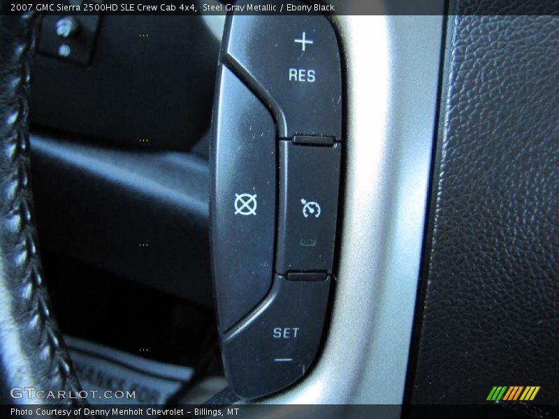 Steel Gray Metallic / Ebony Black 2007 GMC Sierra 2500HD SLE Crew Cab 4x4
