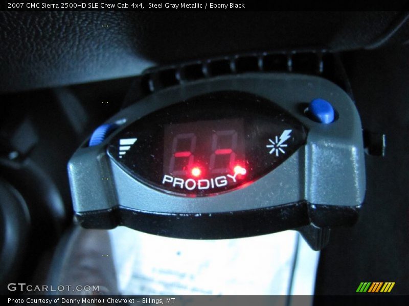 Steel Gray Metallic / Ebony Black 2007 GMC Sierra 2500HD SLE Crew Cab 4x4