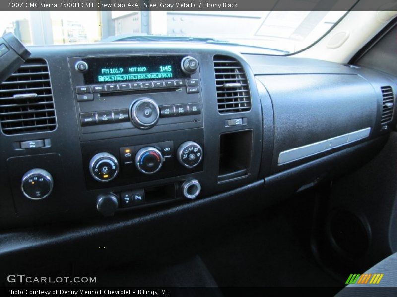 Steel Gray Metallic / Ebony Black 2007 GMC Sierra 2500HD SLE Crew Cab 4x4