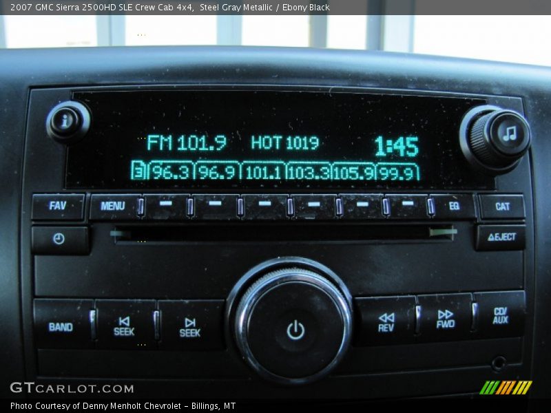 Steel Gray Metallic / Ebony Black 2007 GMC Sierra 2500HD SLE Crew Cab 4x4