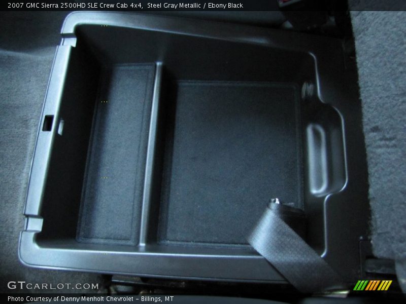 Steel Gray Metallic / Ebony Black 2007 GMC Sierra 2500HD SLE Crew Cab 4x4