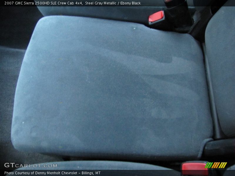 Steel Gray Metallic / Ebony Black 2007 GMC Sierra 2500HD SLE Crew Cab 4x4