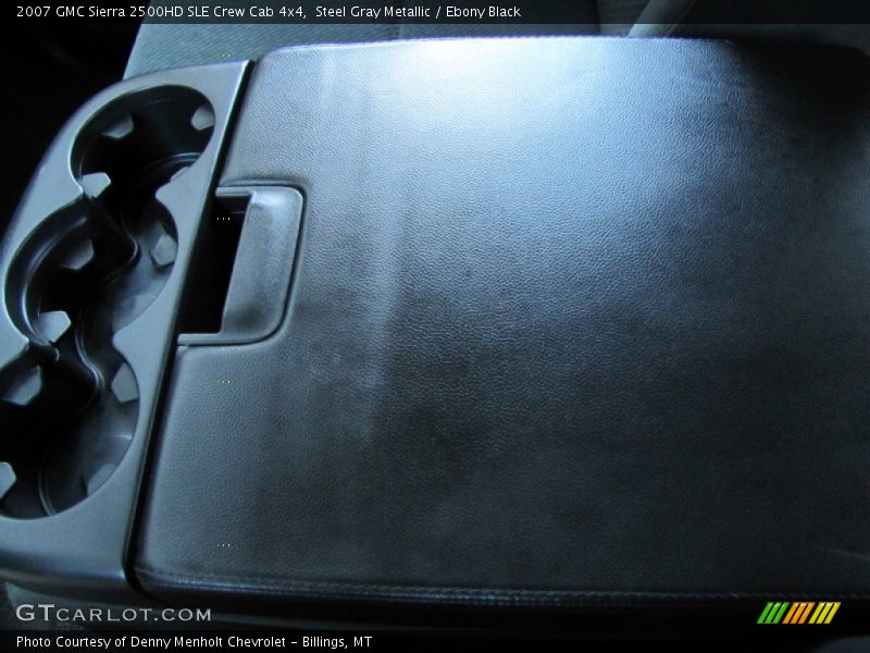 Steel Gray Metallic / Ebony Black 2007 GMC Sierra 2500HD SLE Crew Cab 4x4