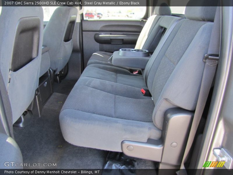 Steel Gray Metallic / Ebony Black 2007 GMC Sierra 2500HD SLE Crew Cab 4x4