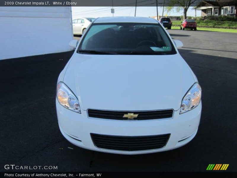 White / Ebony 2009 Chevrolet Impala LT