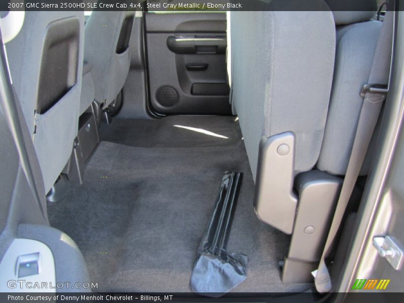 Steel Gray Metallic / Ebony Black 2007 GMC Sierra 2500HD SLE Crew Cab 4x4