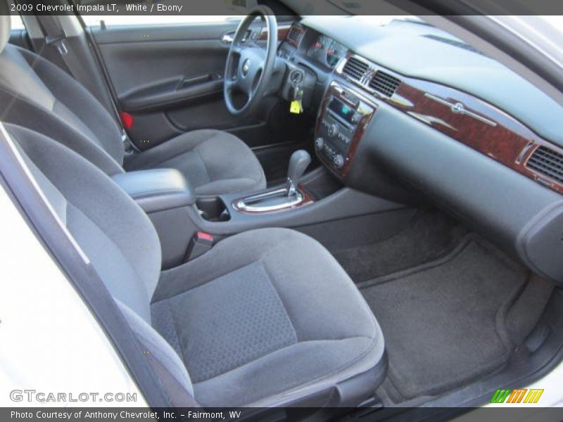 White / Ebony 2009 Chevrolet Impala LT