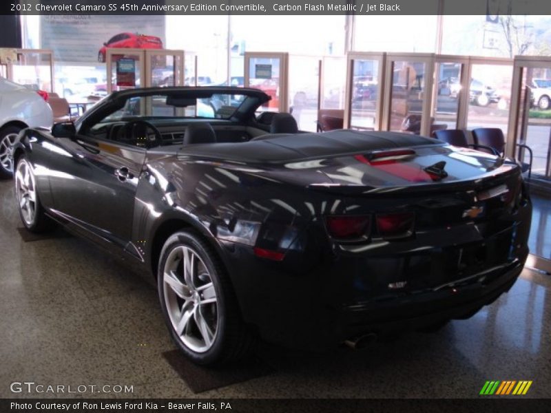 Carbon Flash Metallic / Jet Black 2012 Chevrolet Camaro SS 45th Anniversary Edition Convertible