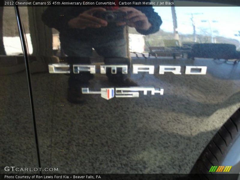 Carbon Flash Metallic / Jet Black 2012 Chevrolet Camaro SS 45th Anniversary Edition Convertible