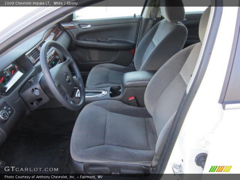 White / Ebony 2009 Chevrolet Impala LT