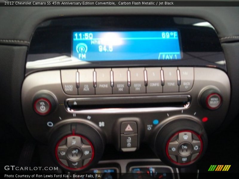 Carbon Flash Metallic / Jet Black 2012 Chevrolet Camaro SS 45th Anniversary Edition Convertible
