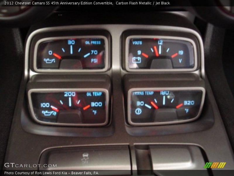 Carbon Flash Metallic / Jet Black 2012 Chevrolet Camaro SS 45th Anniversary Edition Convertible