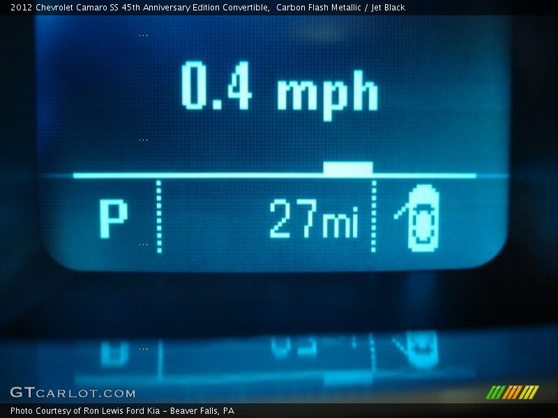 Carbon Flash Metallic / Jet Black 2012 Chevrolet Camaro SS 45th Anniversary Edition Convertible