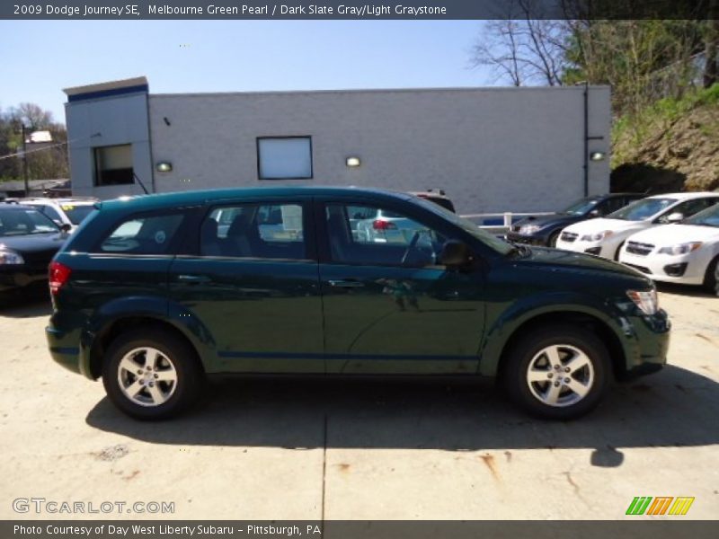 Melbourne Green Pearl / Dark Slate Gray/Light Graystone 2009 Dodge Journey SE