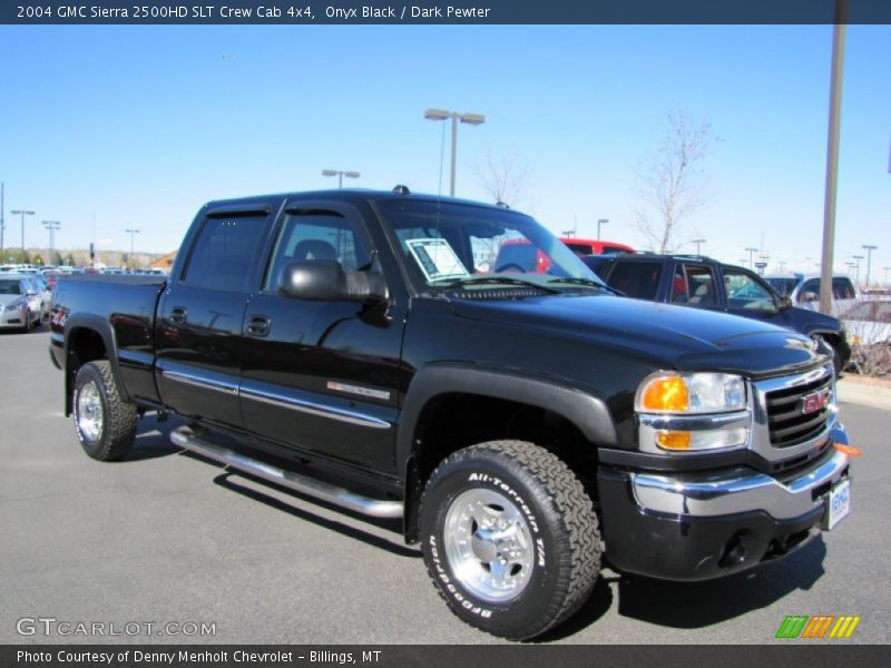 Onyx Black / Dark Pewter 2004 GMC Sierra 2500HD SLT Crew Cab 4x4