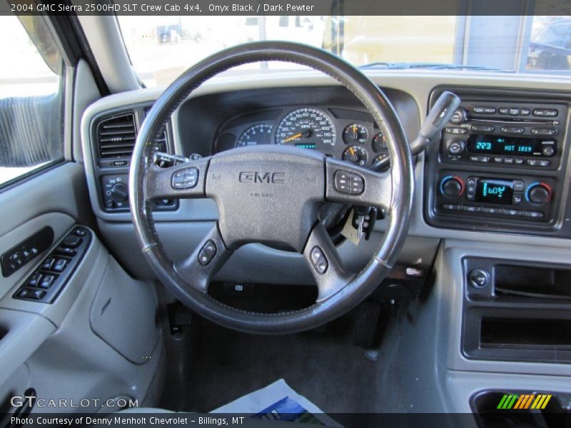 Onyx Black / Dark Pewter 2004 GMC Sierra 2500HD SLT Crew Cab 4x4
