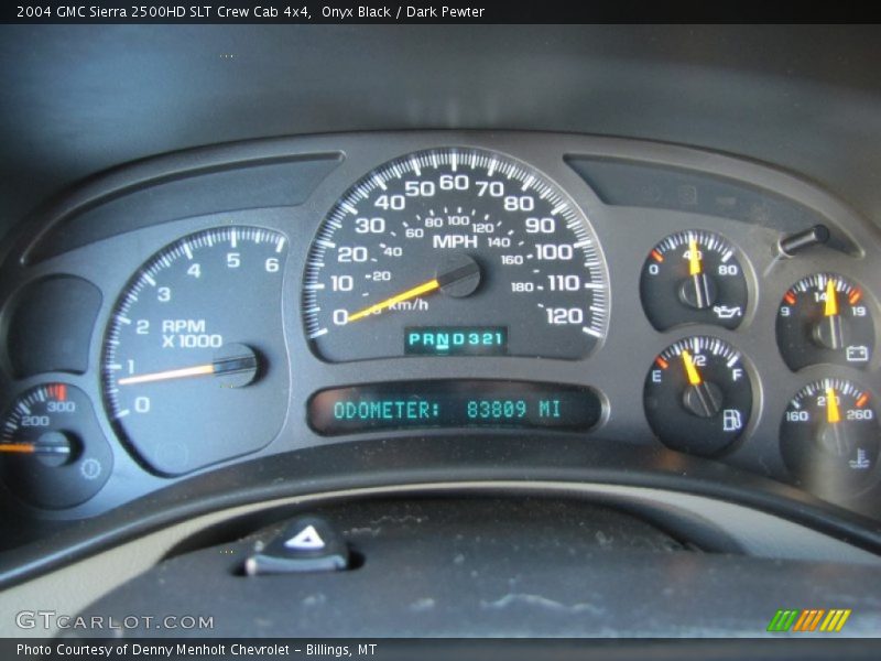  2004 Sierra 2500HD SLT Crew Cab 4x4 SLT Crew Cab 4x4 Gauges