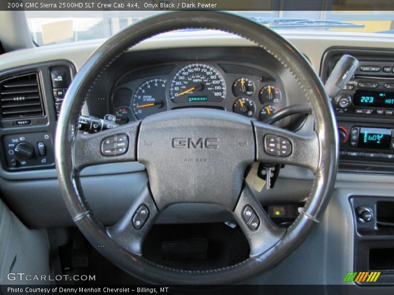  2004 Sierra 2500HD SLT Crew Cab 4x4 Steering Wheel