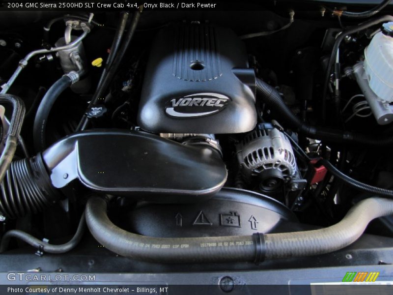  2004 Sierra 2500HD SLT Crew Cab 4x4 Engine - 6.0 Liter OHV 16-Valve V8