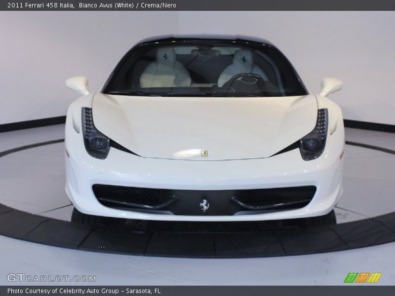 Bianco Avus (White) / Crema/Nero 2011 Ferrari 458 Italia