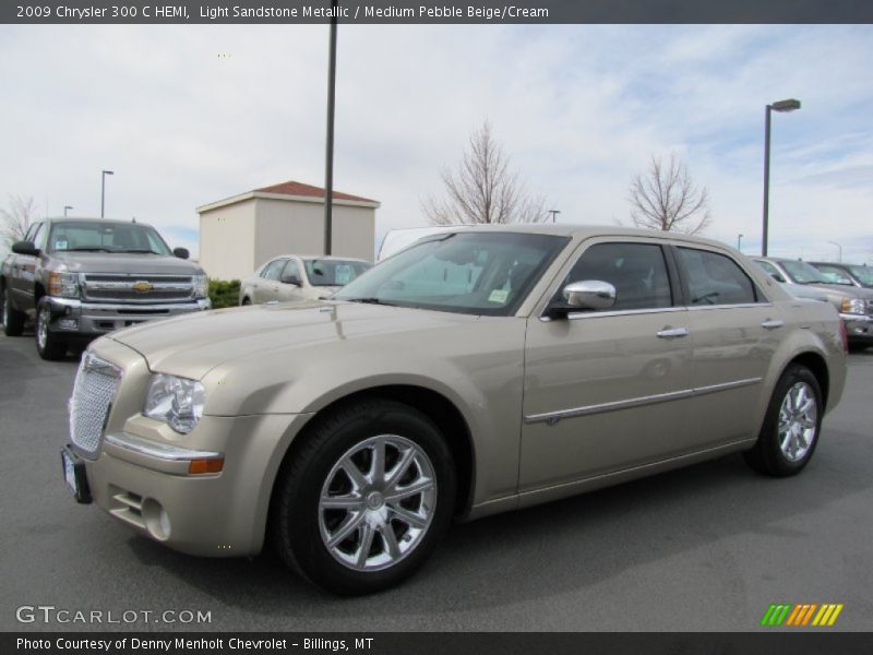 Light Sandstone Metallic / Medium Pebble Beige/Cream 2009 Chrysler 300 C HEMI