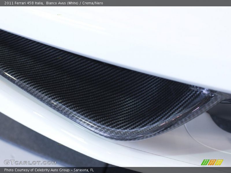 Bianco Avus (White) / Crema/Nero 2011 Ferrari 458 Italia