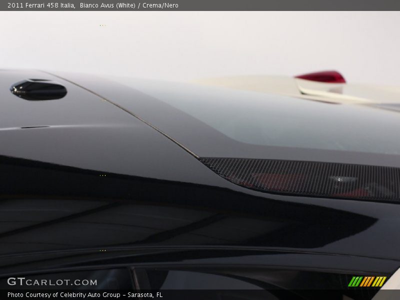 Bianco Avus (White) / Crema/Nero 2011 Ferrari 458 Italia