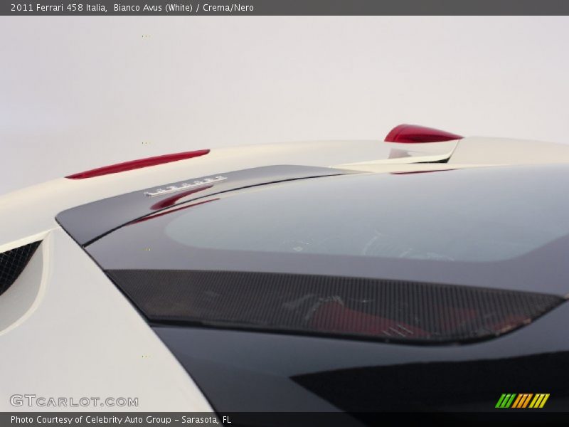 Bianco Avus (White) / Crema/Nero 2011 Ferrari 458 Italia