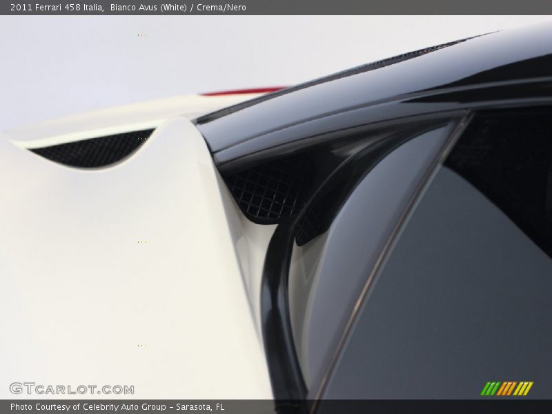 Bianco Avus (White) / Crema/Nero 2011 Ferrari 458 Italia
