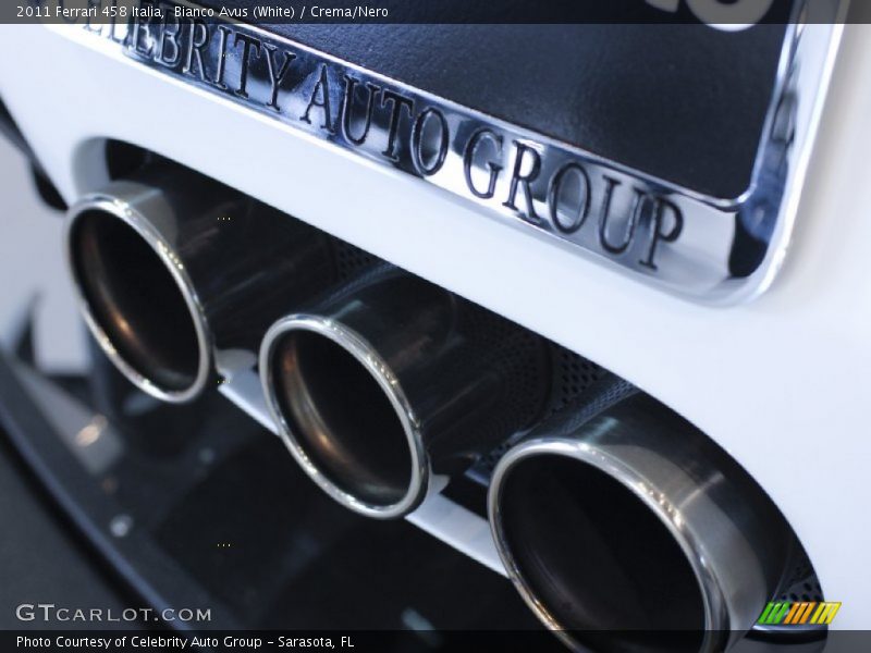 Bianco Avus (White) / Crema/Nero 2011 Ferrari 458 Italia