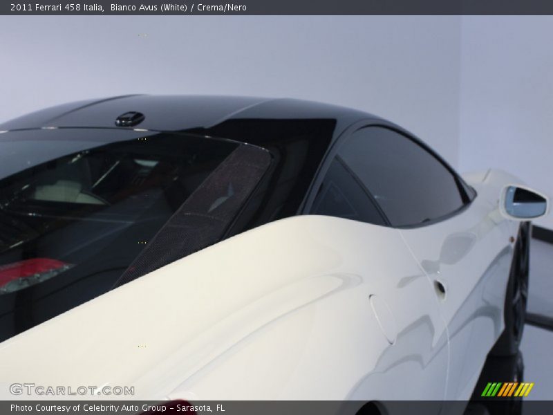 Bianco Avus (White) / Crema/Nero 2011 Ferrari 458 Italia