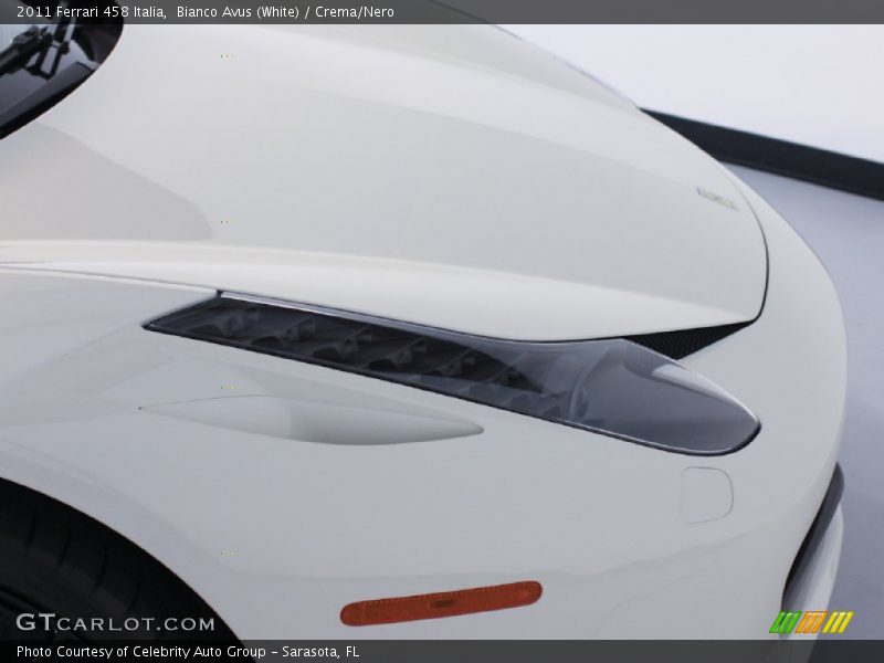 Bianco Avus (White) / Crema/Nero 2011 Ferrari 458 Italia