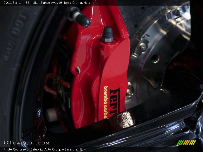 Bianco Avus (White) / Crema/Nero 2011 Ferrari 458 Italia