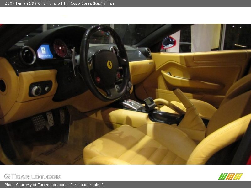 Rosso Corsa (Red) / Tan 2007 Ferrari 599 GTB Fiorano F1