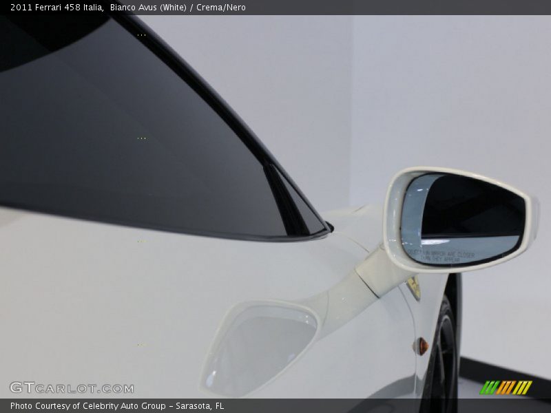 Bianco Avus (White) / Crema/Nero 2011 Ferrari 458 Italia