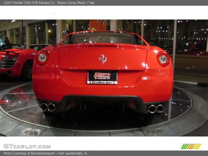 Rosso Corsa (Red) / Tan 2007 Ferrari 599 GTB Fiorano F1