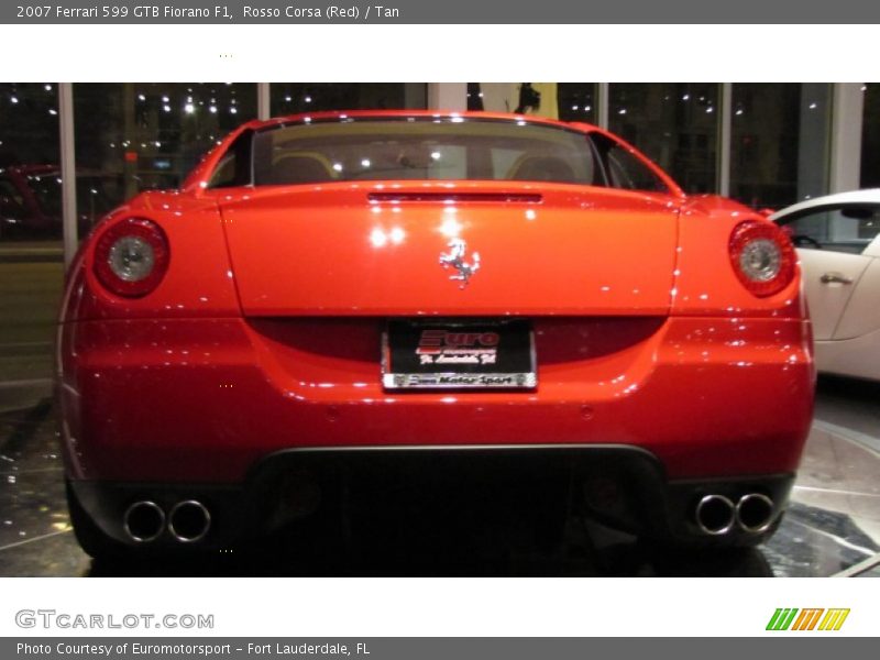 Rosso Corsa (Red) / Tan 2007 Ferrari 599 GTB Fiorano F1