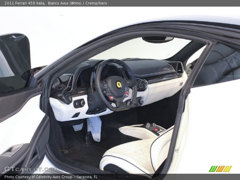  2011 458 Italia Crema/Nero Interior