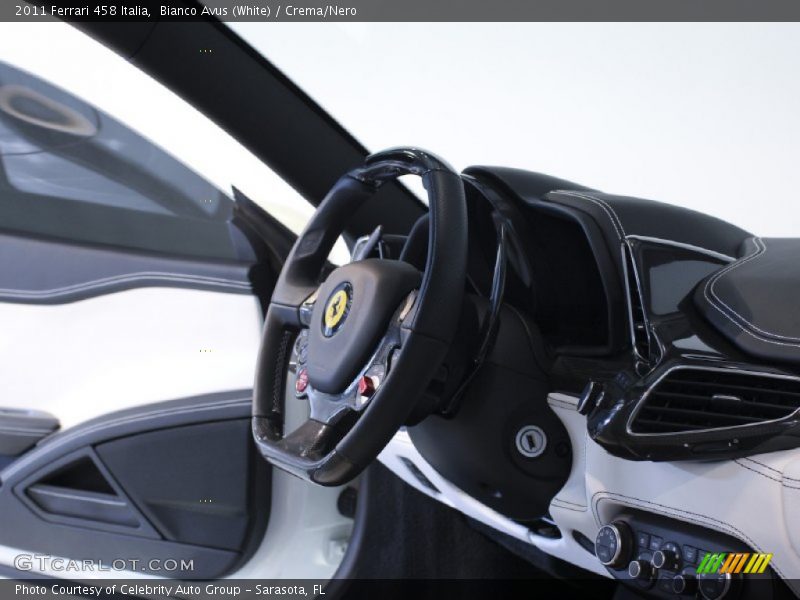Bianco Avus (White) / Crema/Nero 2011 Ferrari 458 Italia