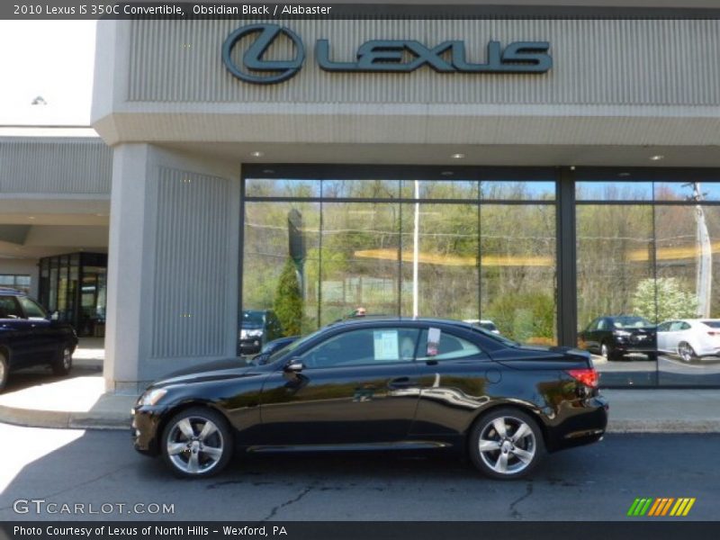 Obsidian Black / Alabaster 2010 Lexus IS 350C Convertible