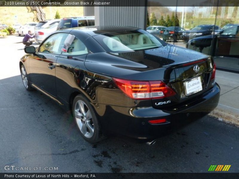 Obsidian Black / Alabaster 2010 Lexus IS 350C Convertible