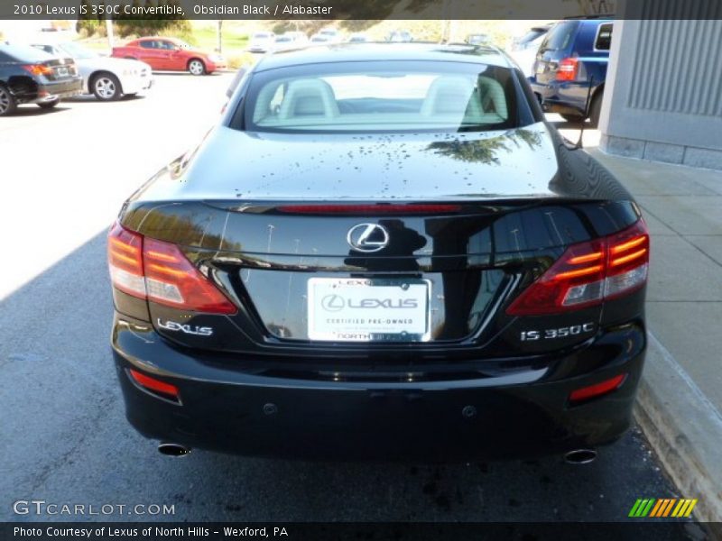 Obsidian Black / Alabaster 2010 Lexus IS 350C Convertible