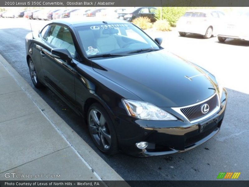 Obsidian Black / Alabaster 2010 Lexus IS 350C Convertible