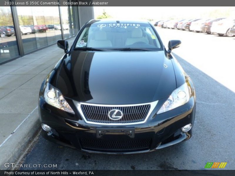 Obsidian Black / Alabaster 2010 Lexus IS 350C Convertible